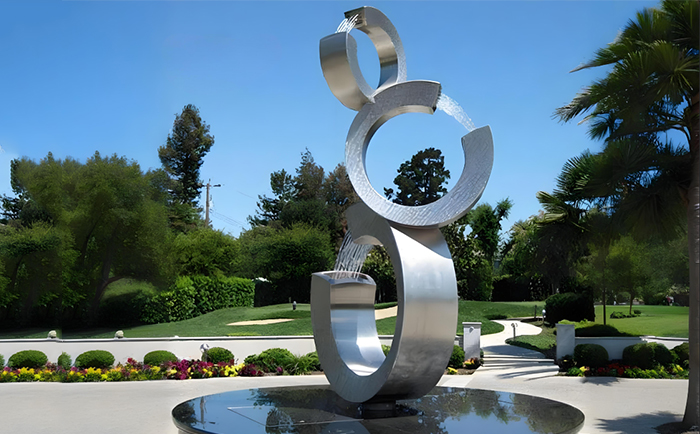 探索不銹鋼噴泉雕塑，開(kāi)啟水與藝術(shù)的奇妙之旅