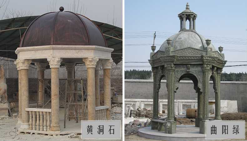 歐式景觀亭子，石雕大理石亭子，河北涼亭廠家