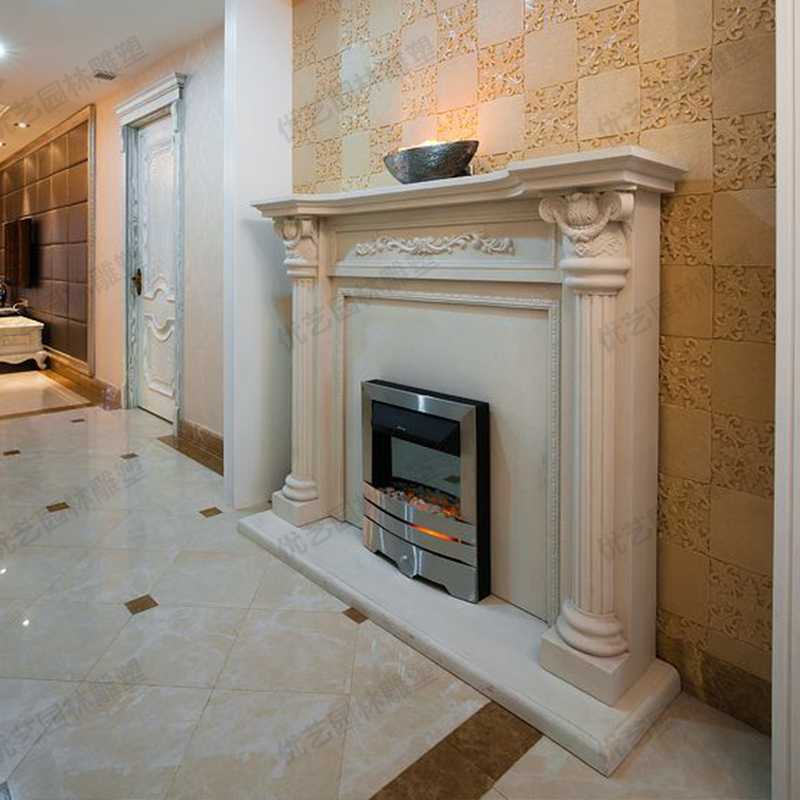 大理石壁爐，歐式壁爐