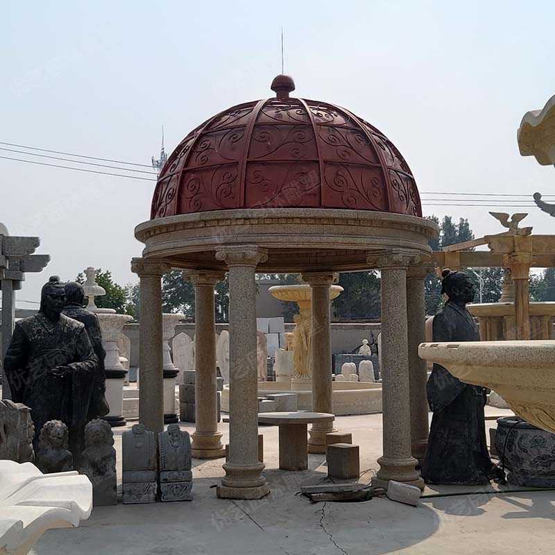 景觀雕塑定制，石雕涼亭如何保養(yǎng)