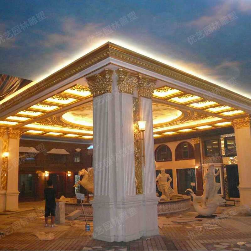 羅馬柱，室內(nèi)羅馬柱