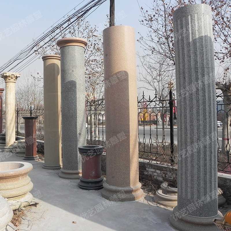 裝飾羅馬柱，石雕羅馬柱