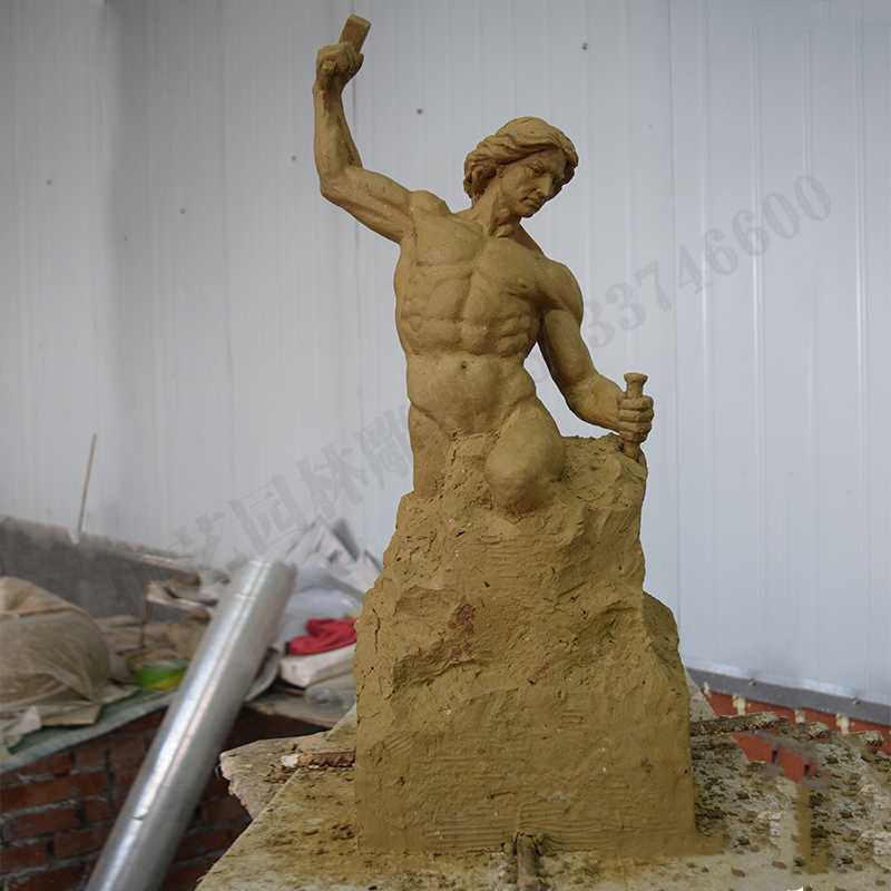 自我雕刻，雕刻自我，自我雕刻雕塑