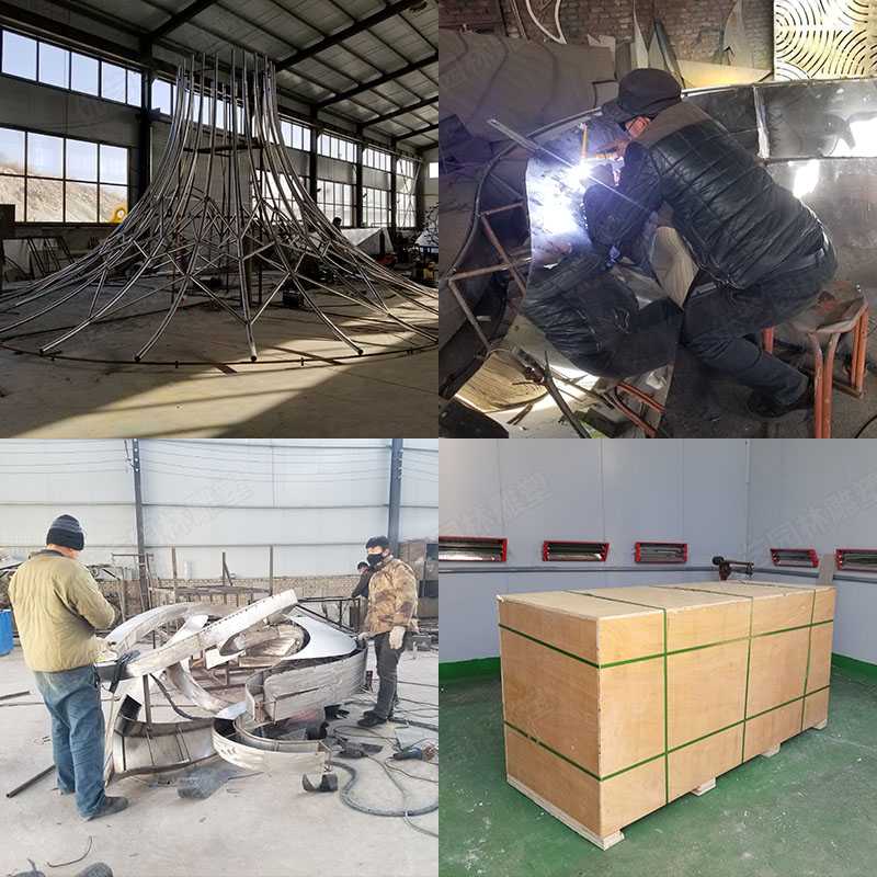 不銹鋼雕塑廠家，景觀雕塑定制